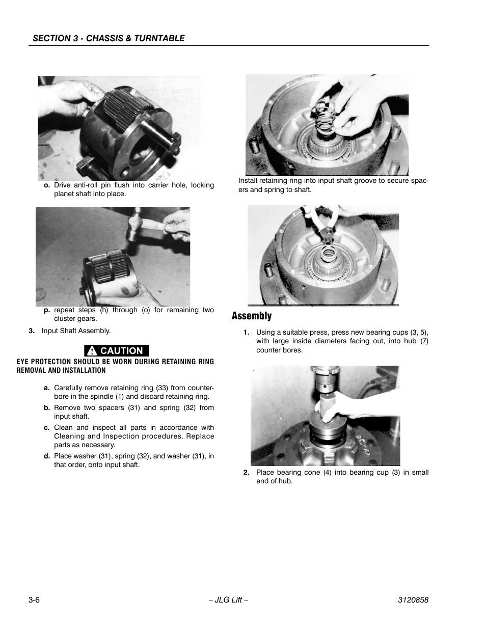 Assembly, Assembly -6 | JLG 800A_AJ Service Manual User Manual | Page 62 / 466