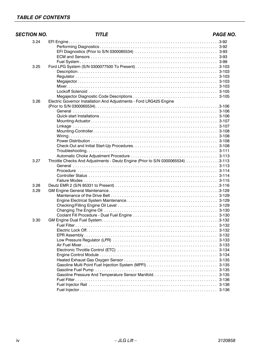 JLG 800A_AJ Service Manual User Manual | Page 8 / 466