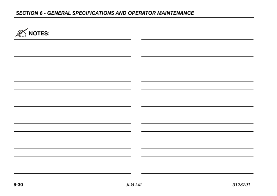 JLG X550AJ Operator Manual User Manual | Page 132 / 136