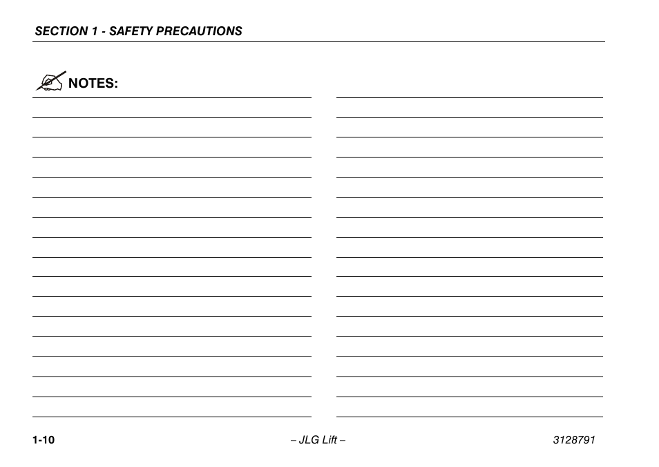 JLG X550AJ Operator Manual User Manual | Page 20 / 136