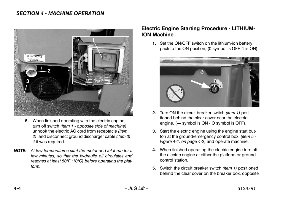 JLG X550AJ Operator Manual User Manual | Page 48 / 136