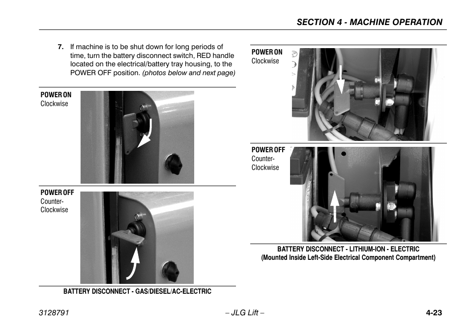 JLG X550AJ Operator Manual User Manual | Page 67 / 136