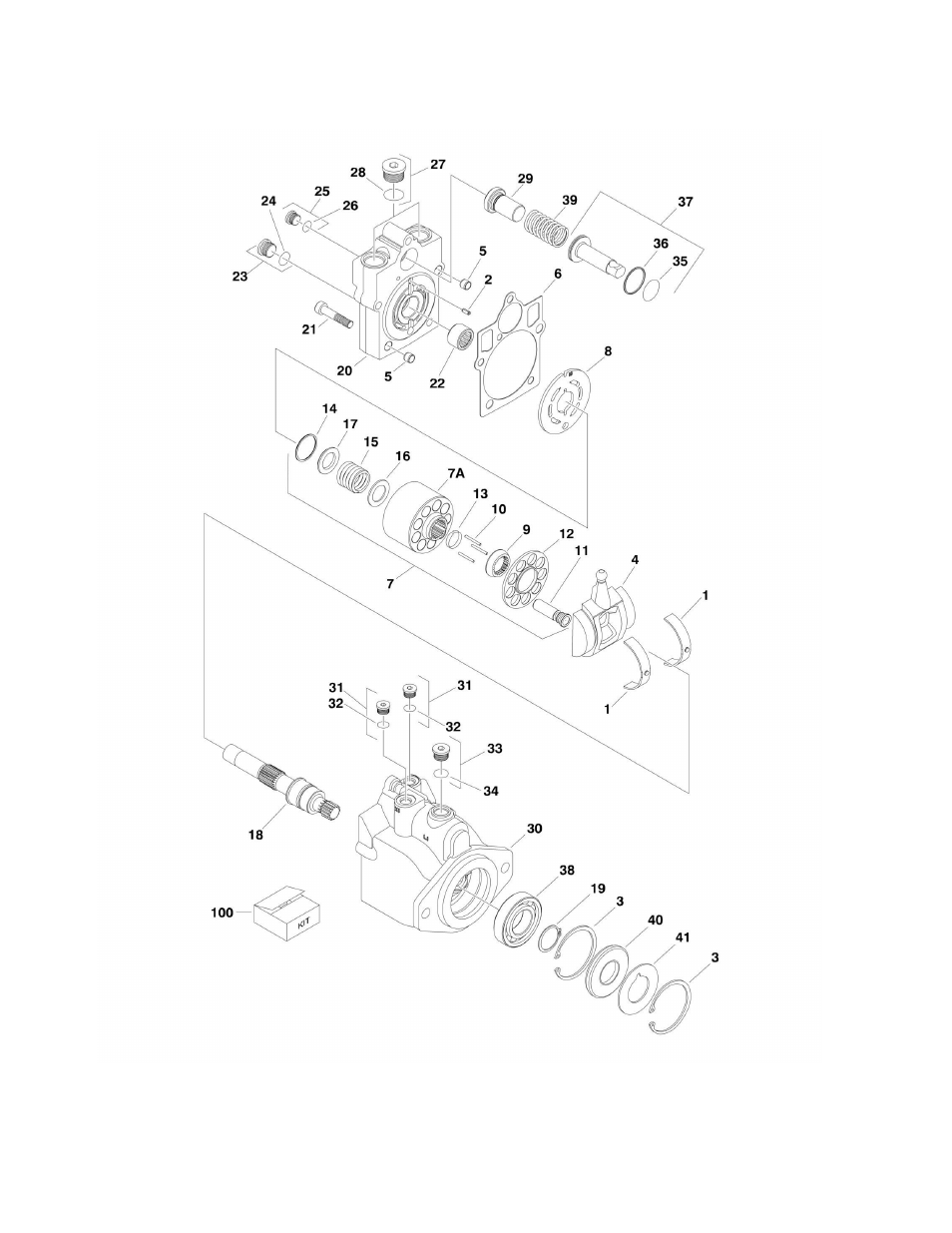 Figure 1-5. drive motor assembly | JLG 860SJ Parts Manual User Manual | Page 24 / 270