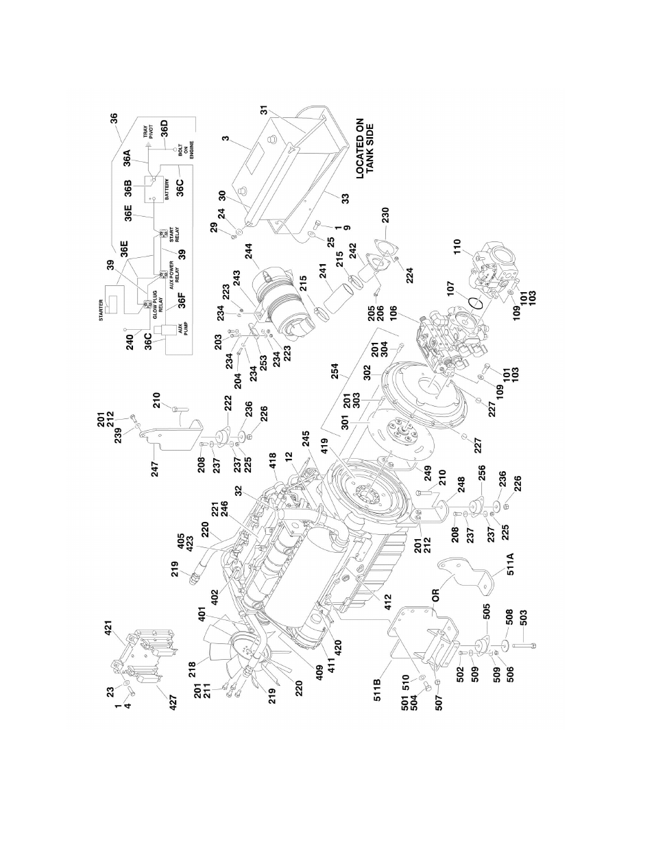 Figure 2-6. deutz d2011 engine installation | JLG 860SJ Parts Manual User Manual | Page 48 / 270