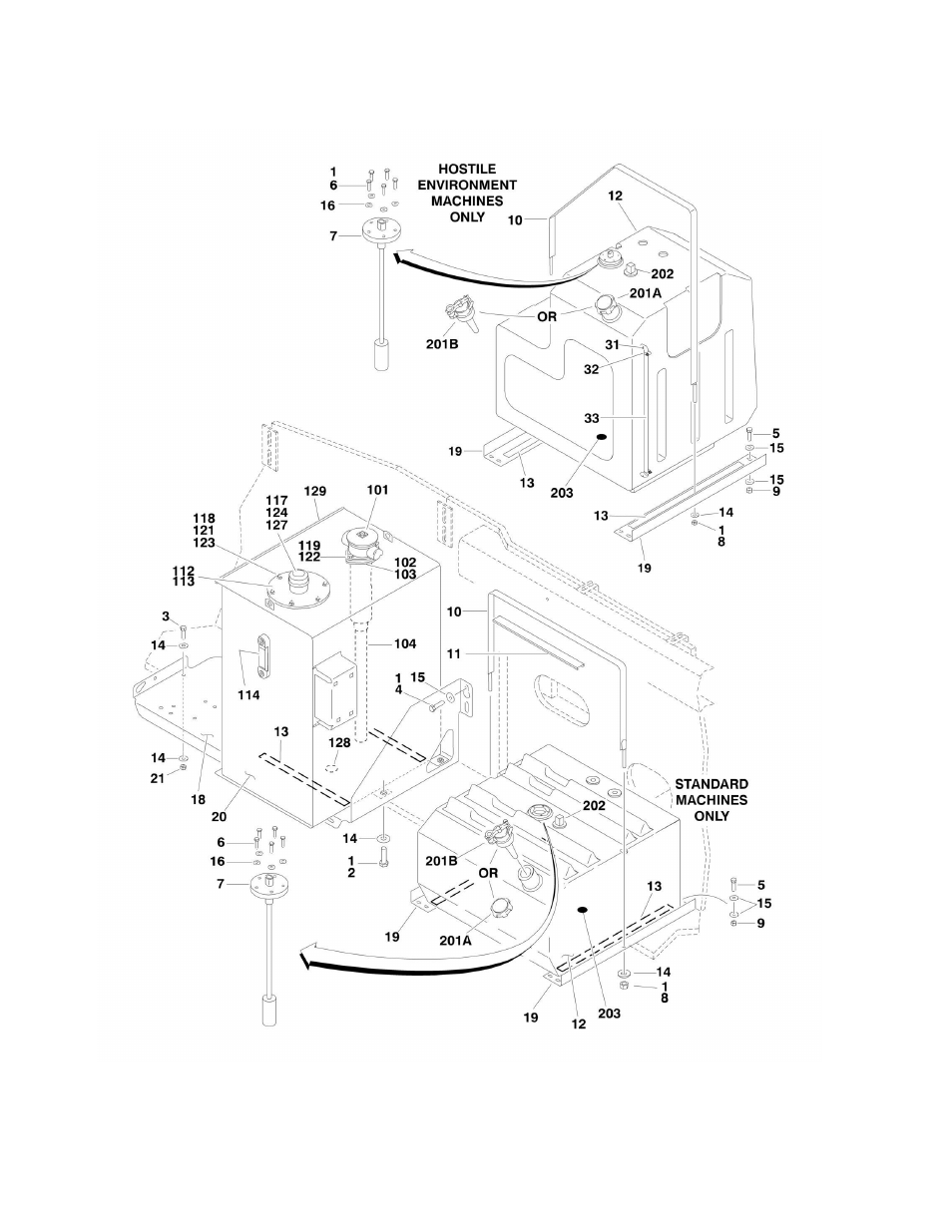 Figure 2-11. tank installations | JLG 860SJ Parts Manual User Manual | Page 82 / 270