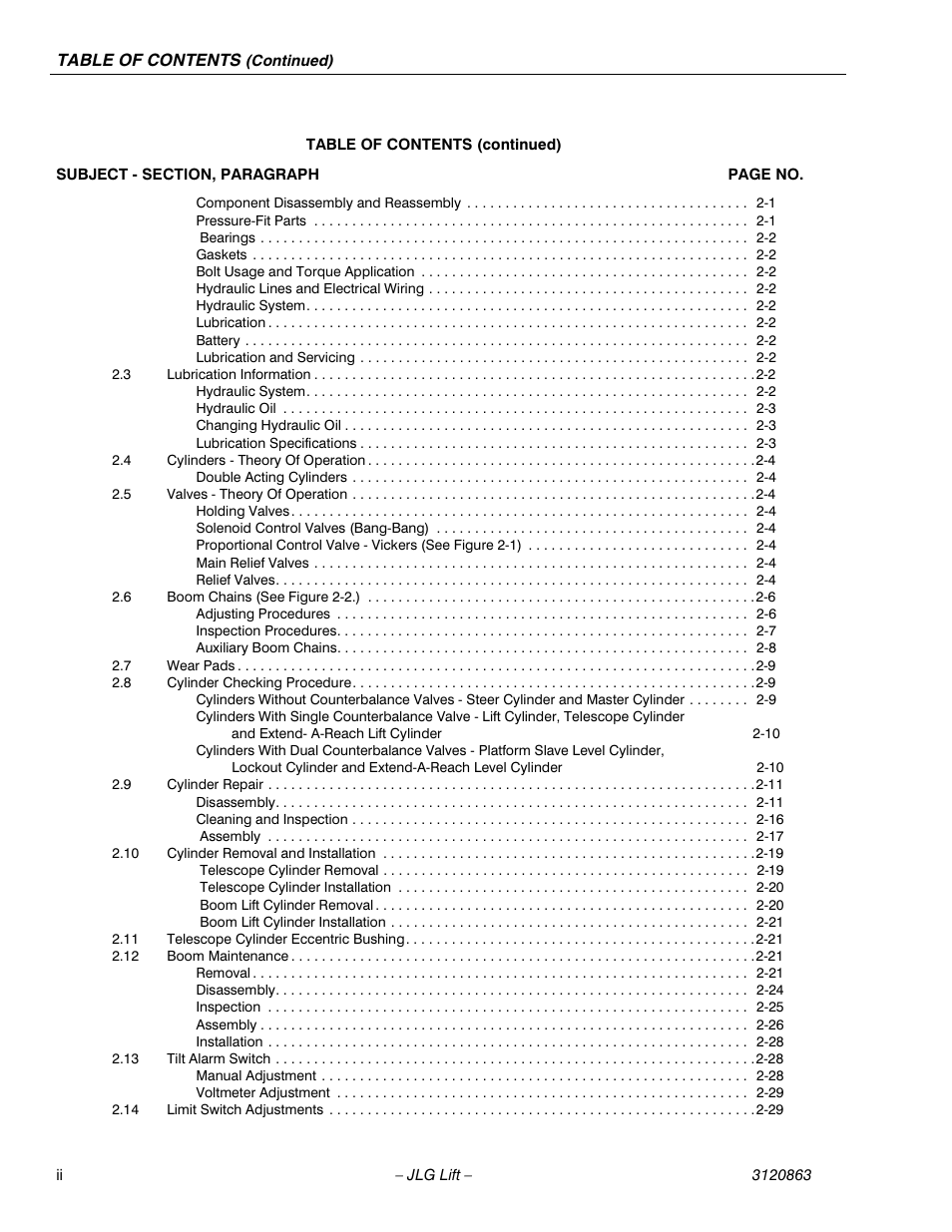 JLG 80HX_HX+6_HXER Service Manual User Manual | Page 6 / 120