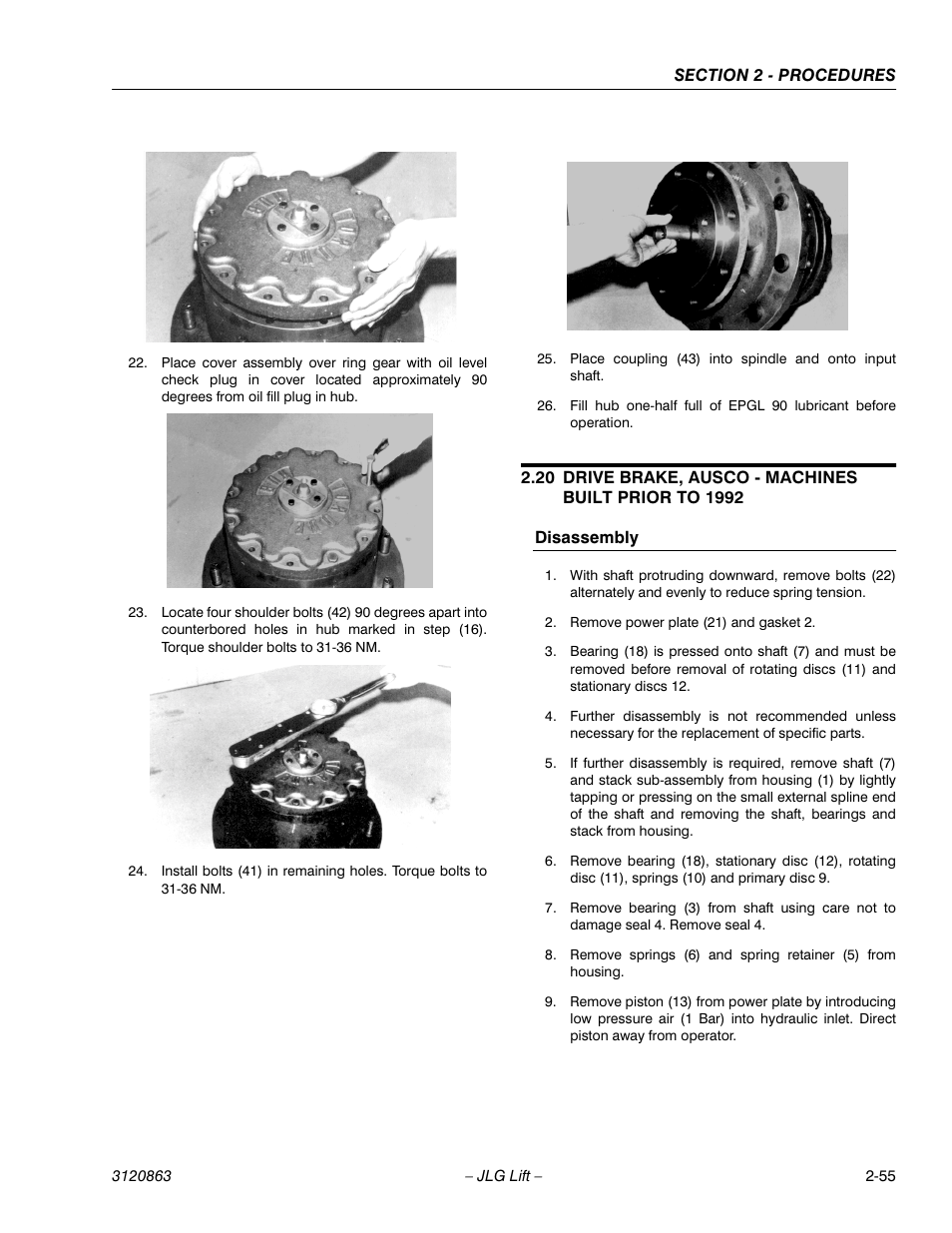 Disassembly -55 | JLG 80HX_HX+6_HXER Service Manual User Manual | Page 77 / 120