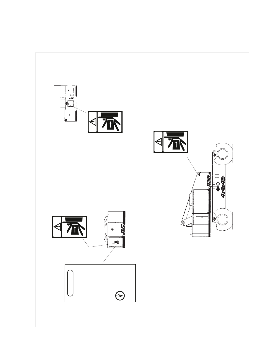 Ca ution | JLG 120HX Operator Manual User Manual | Page 47 / 74