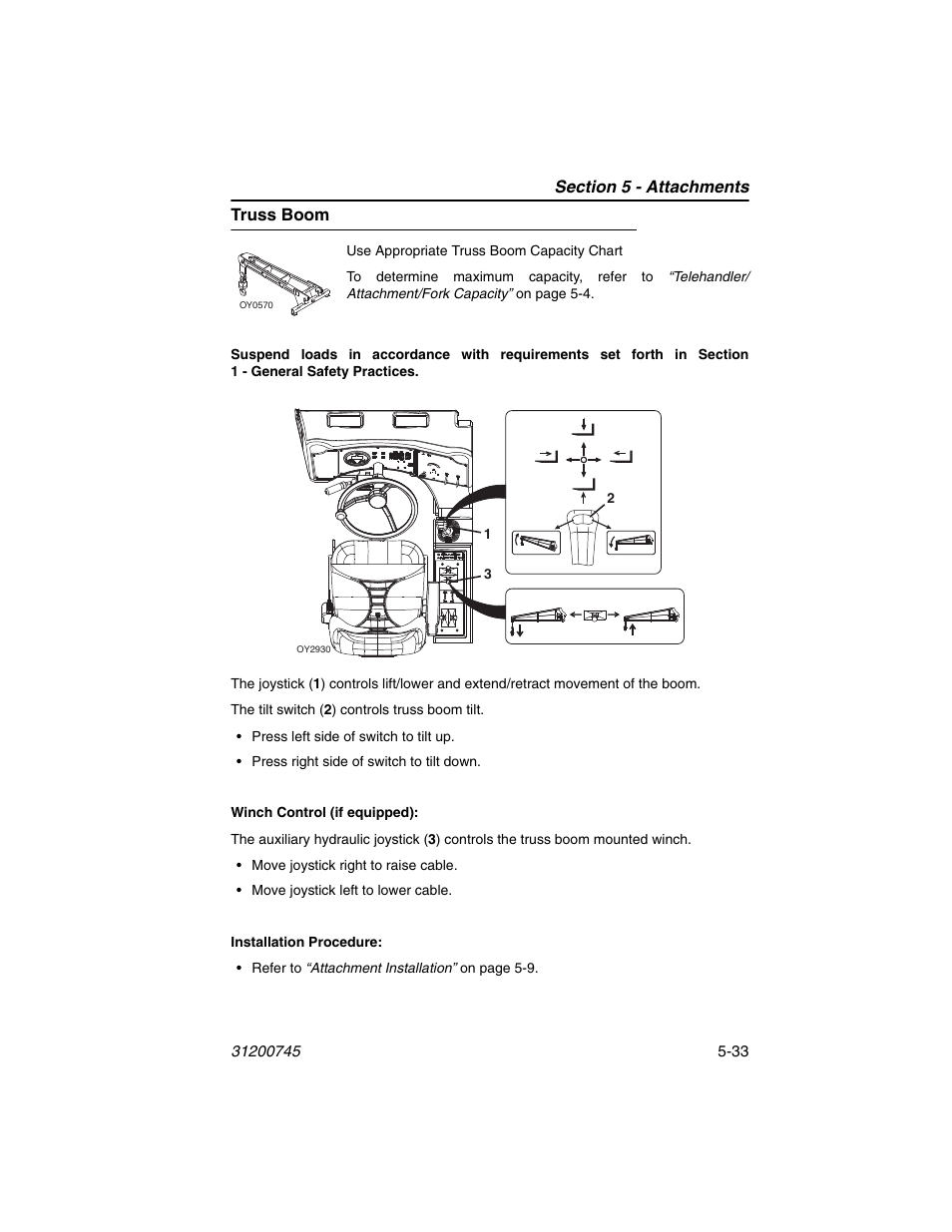 Truss boom, Truss boom -33 | JLG G12-55A Operator Manual User Manual | Page 105 / 160