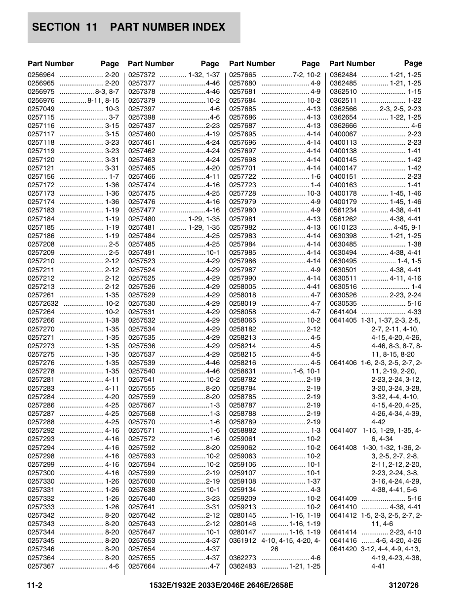 JLG 2658E ANSI Parts Manual User Manual | Page 248 / 258