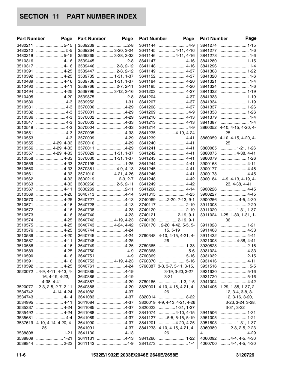 JLG 2658E ANSI Parts Manual User Manual | Page 252 / 258