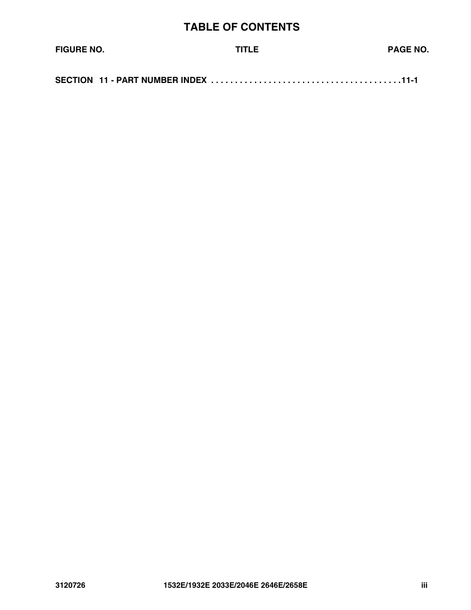 JLG 2658E ANSI Parts Manual User Manual | Page 7 / 258