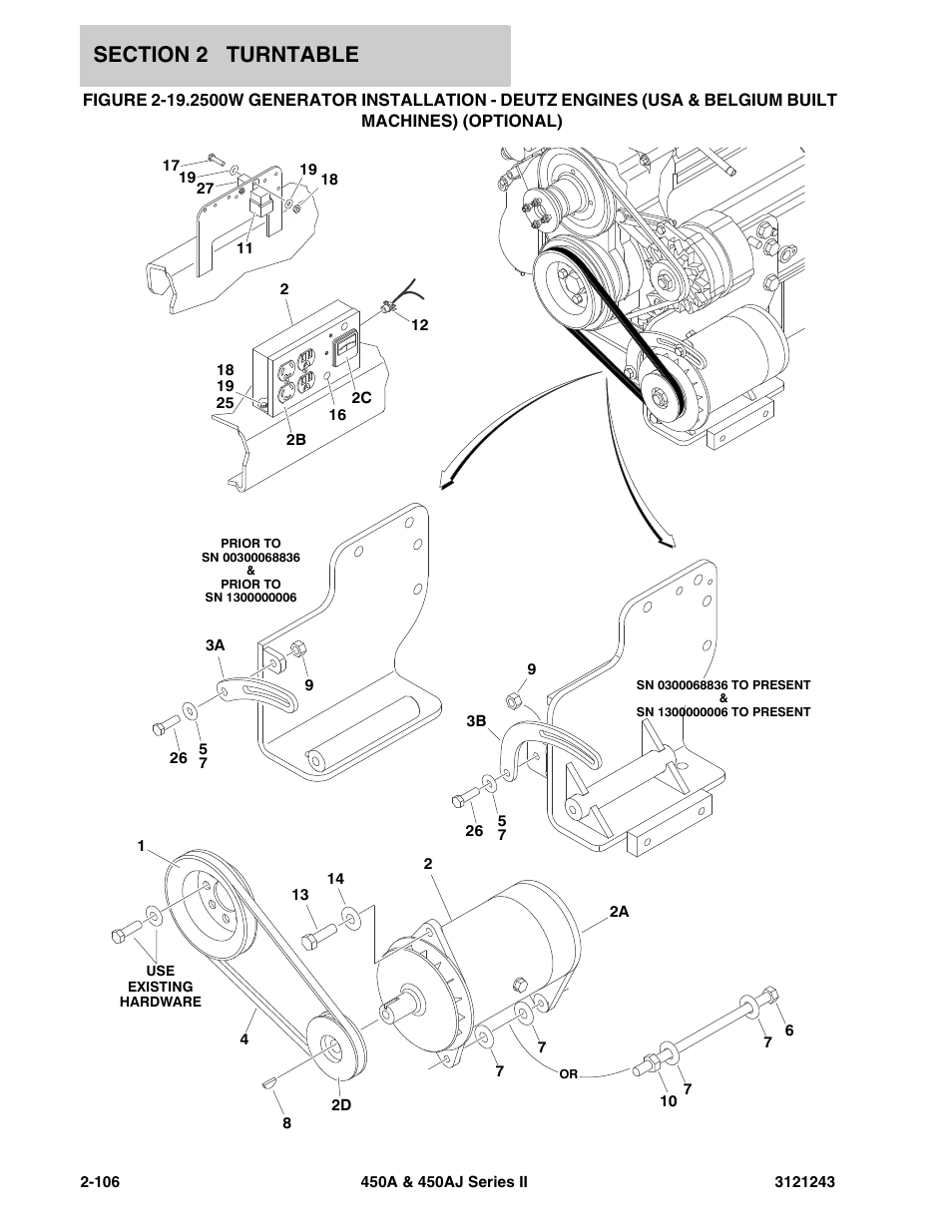 Machines) (optional) -106 | JLG 450A_AJ Series II Parts Manual User Manual | Page 184 / 494