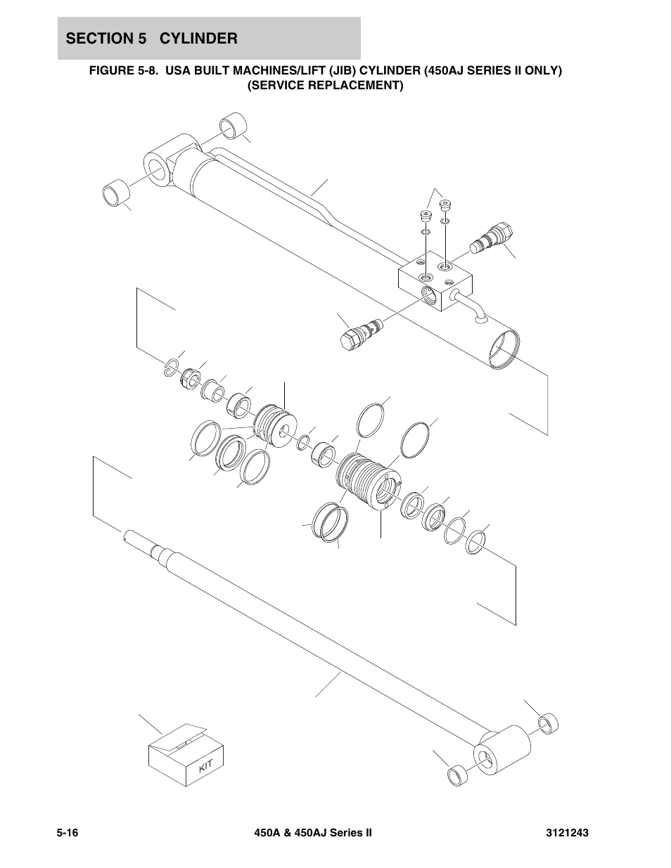 Service replacement) -16 | JLG 450A_AJ Series II Parts Manual User Manual | Page 326 / 494