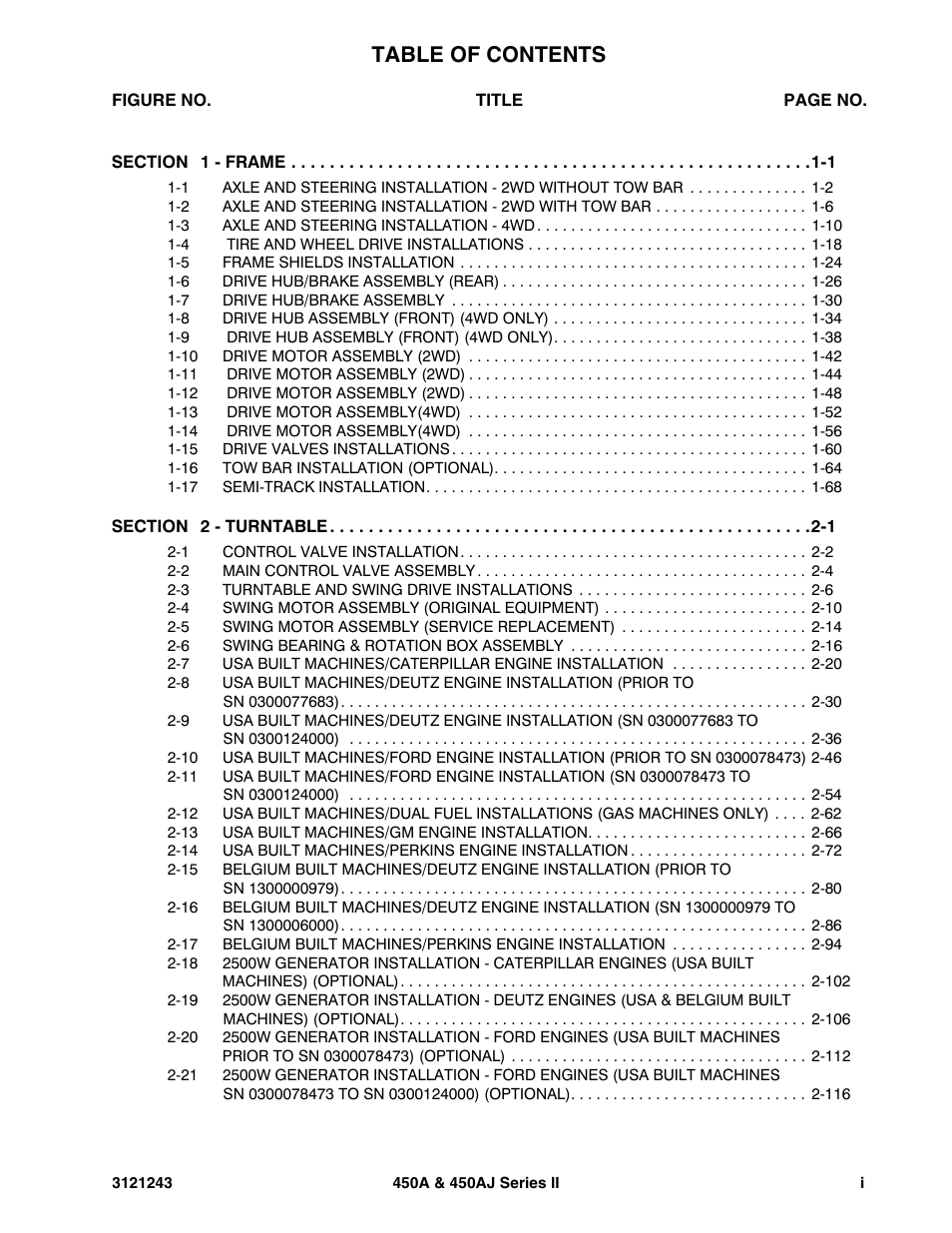 JLG 450A_AJ Series II Parts Manual User Manual | Page 5 / 494