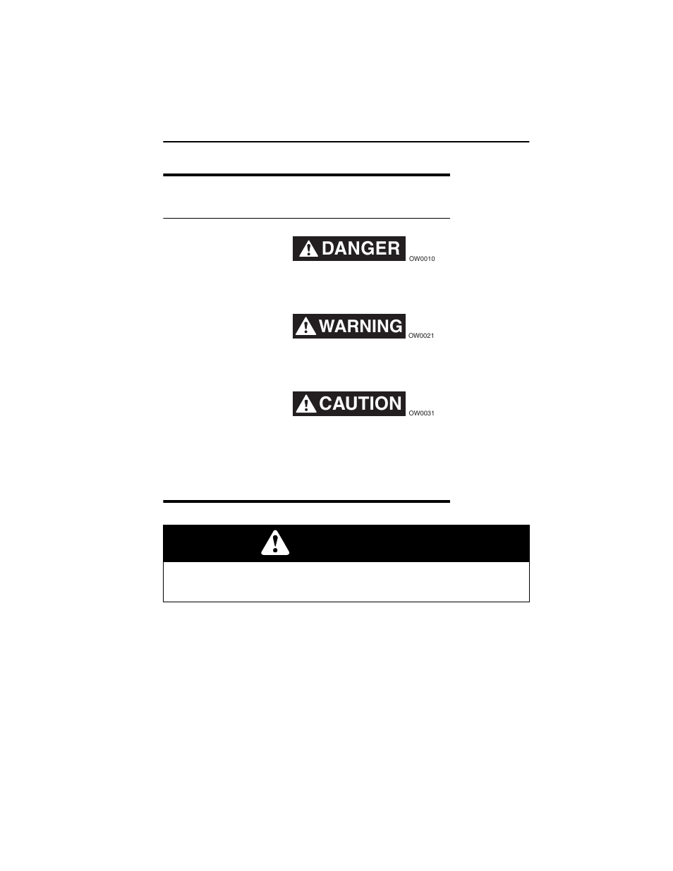 Section 1 - general safety practices, 1 hazard classification system, Safety alert system and safety signal words | 2 general precautions, 1 hazard classification system -1, Safety alert system and safety signal words -1, 2 general precautions -1, Warning, Danger, Caution | JLG G6-42A Operator Manual User Manual | Page 11 / 164
