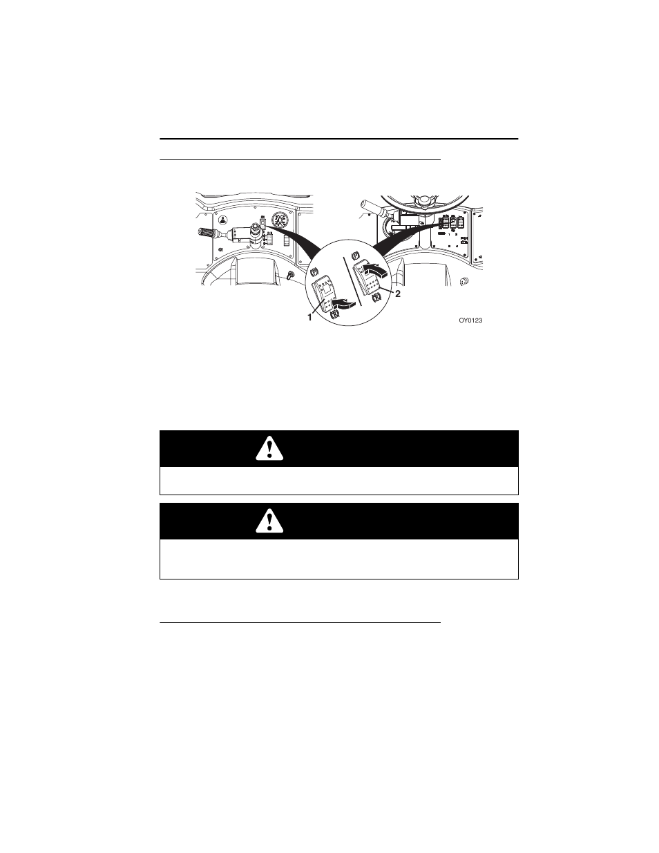 Park brake, Parking procedure, Park brake -7 parking procedure -7 | Warning | JLG G6-42A Operator Manual User Manual | Page 47 / 164