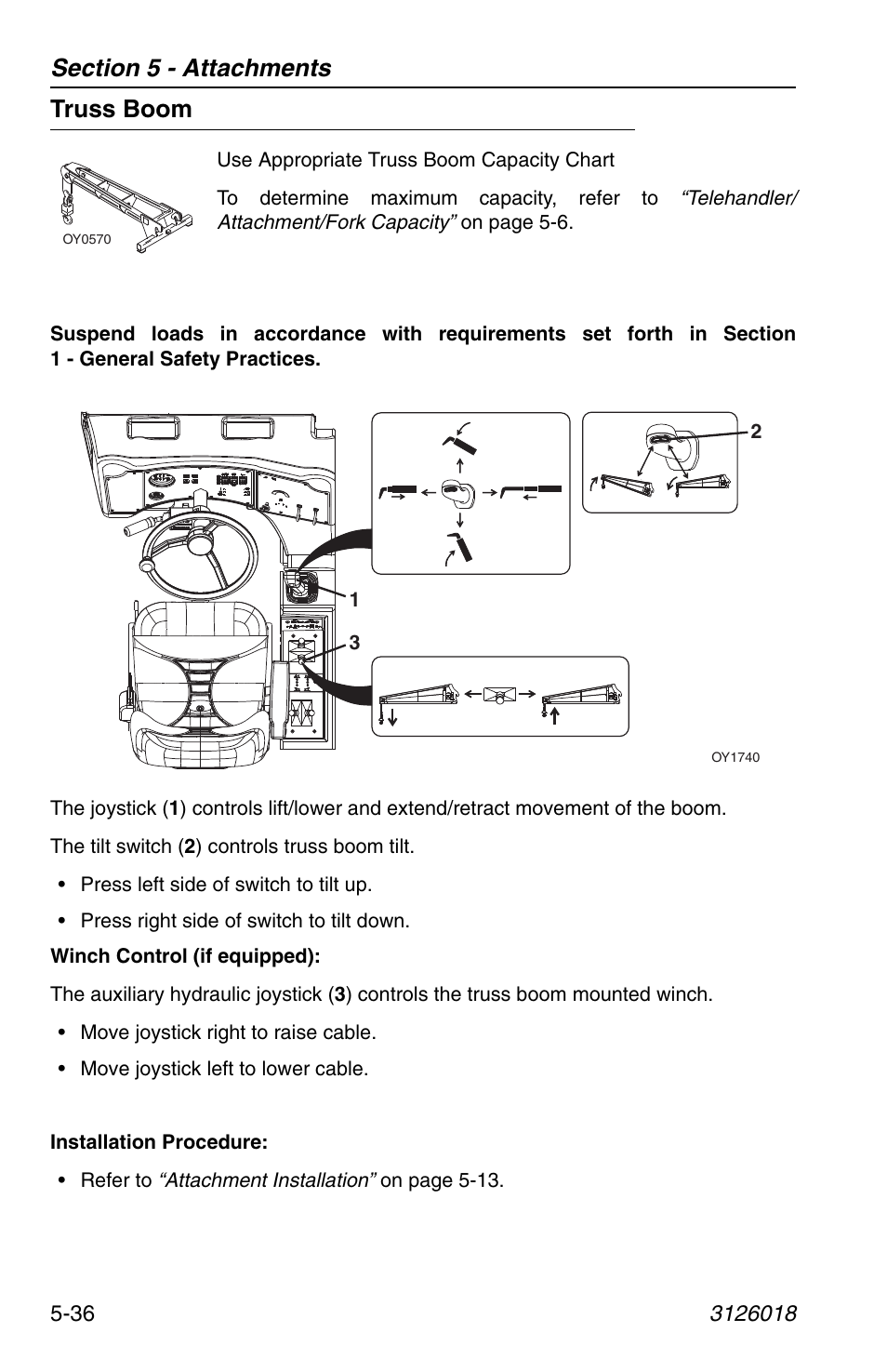 Truss boom, Truss boom -36 | JLG G12-55A Operator Manual User Manual | Page 110 / 164