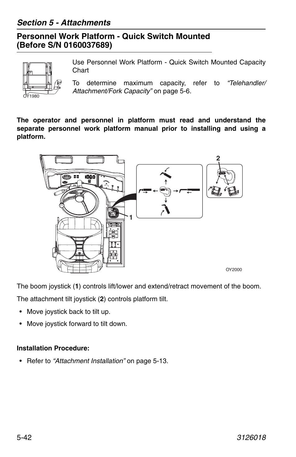 JLG G12-55A Operator Manual User Manual | Page 116 / 164