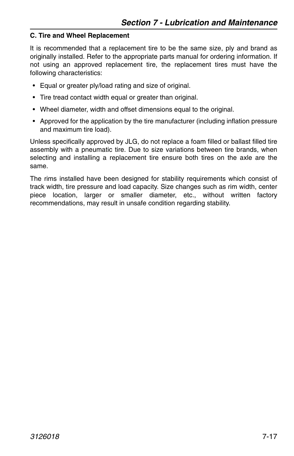 JLG G12-55A Operator Manual User Manual | Page 139 / 164