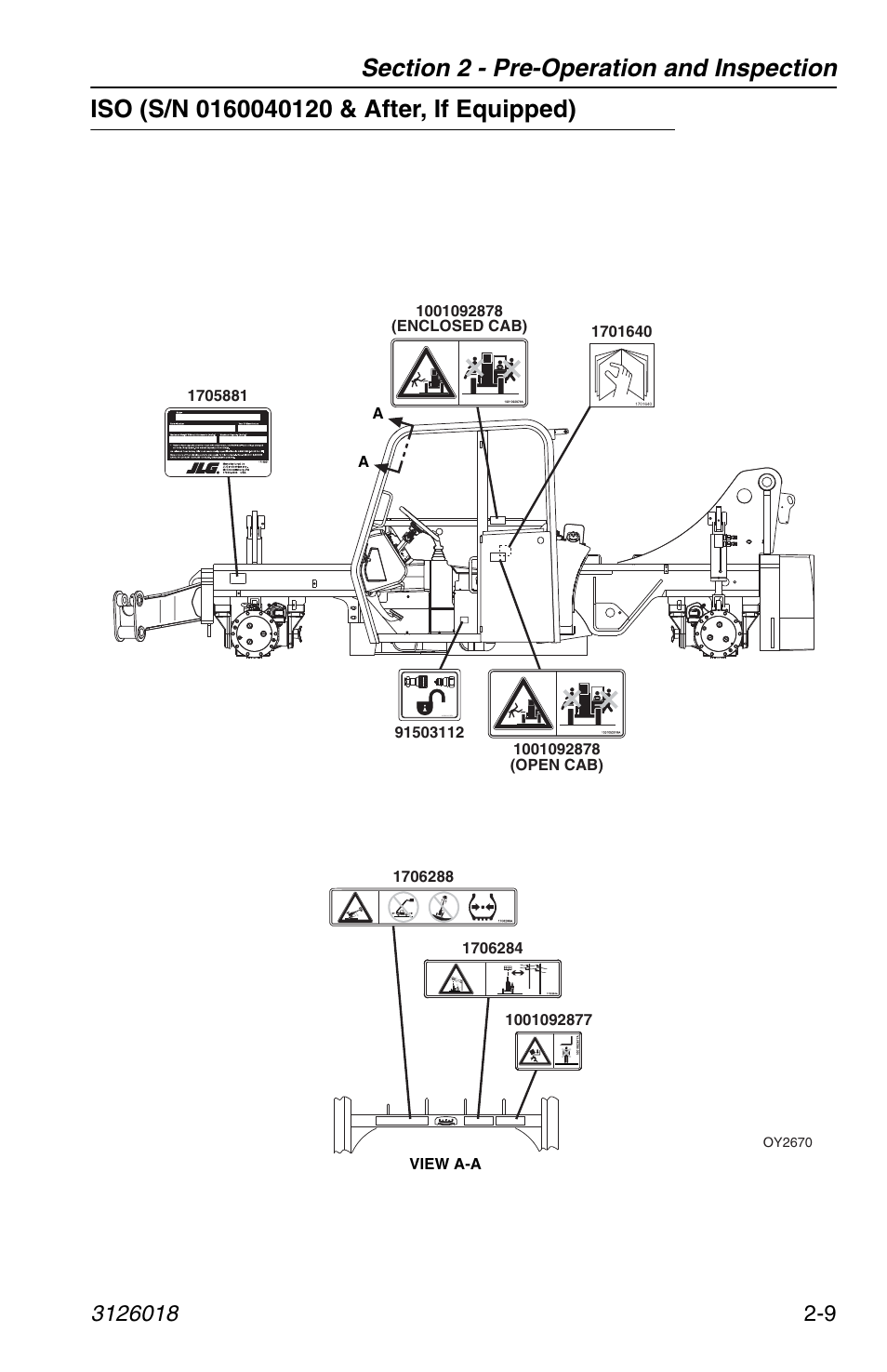 Iso (s/n 0160040120 & after, if equipped), Iso (s/n 0160040120 & after, if equipped) -9 | JLG G12-55A Operator Manual User Manual | Page 33 / 164