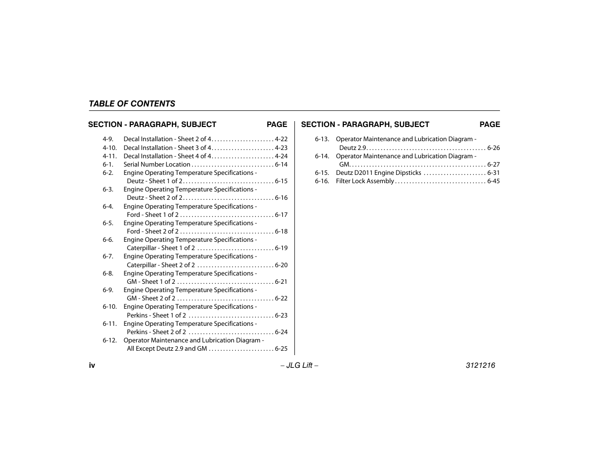 JLG 460SJ Operator Manual User Manual | Page 10 / 148