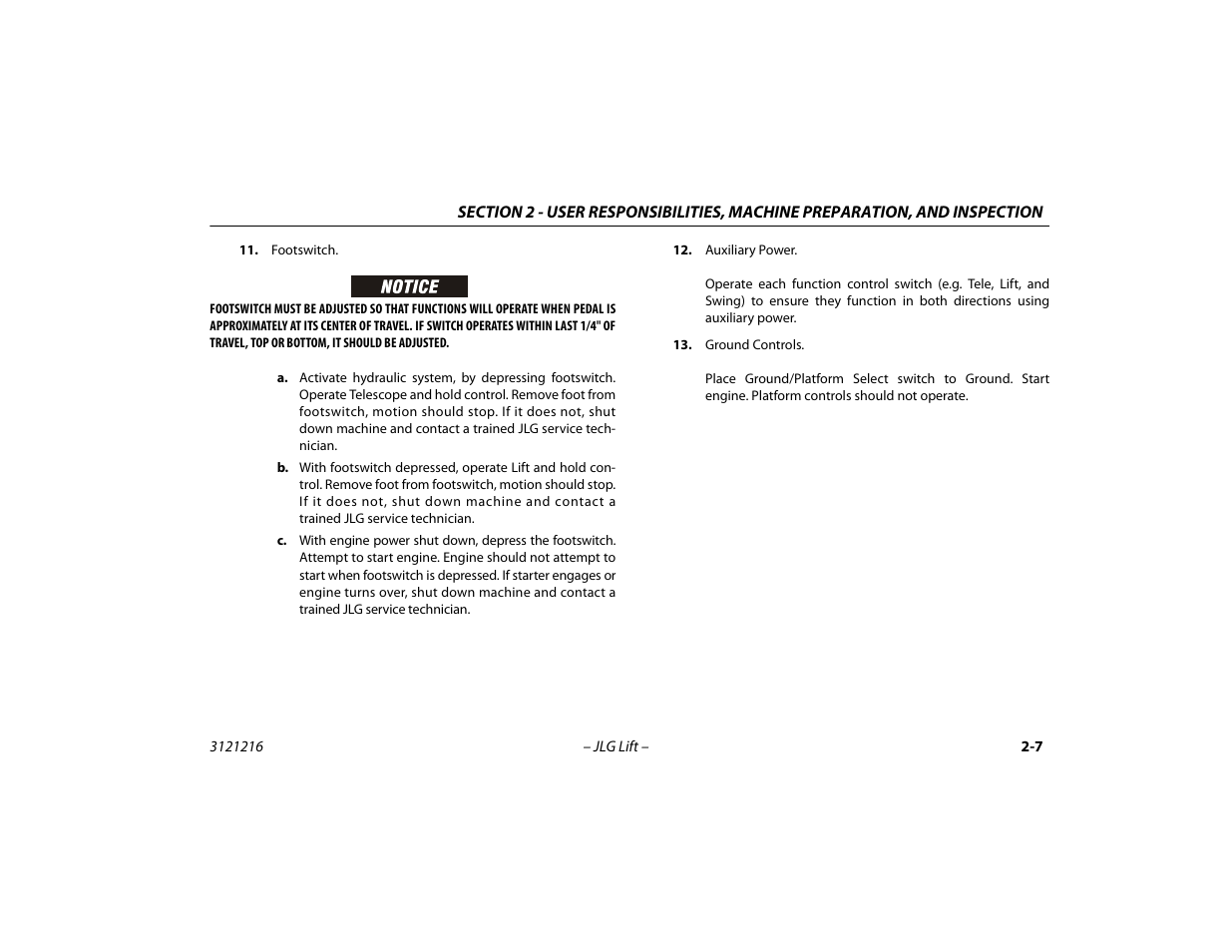 JLG 460SJ Operator Manual User Manual | Page 33 / 148