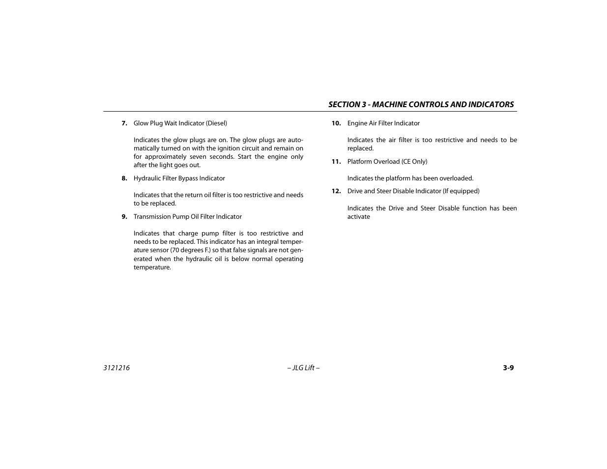 JLG 460SJ Operator Manual User Manual | Page 47 / 148