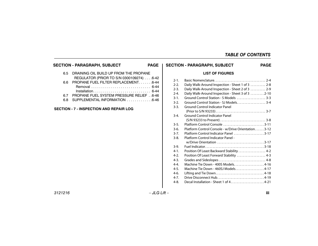 JLG 460SJ Operator Manual User Manual | Page 9 / 148