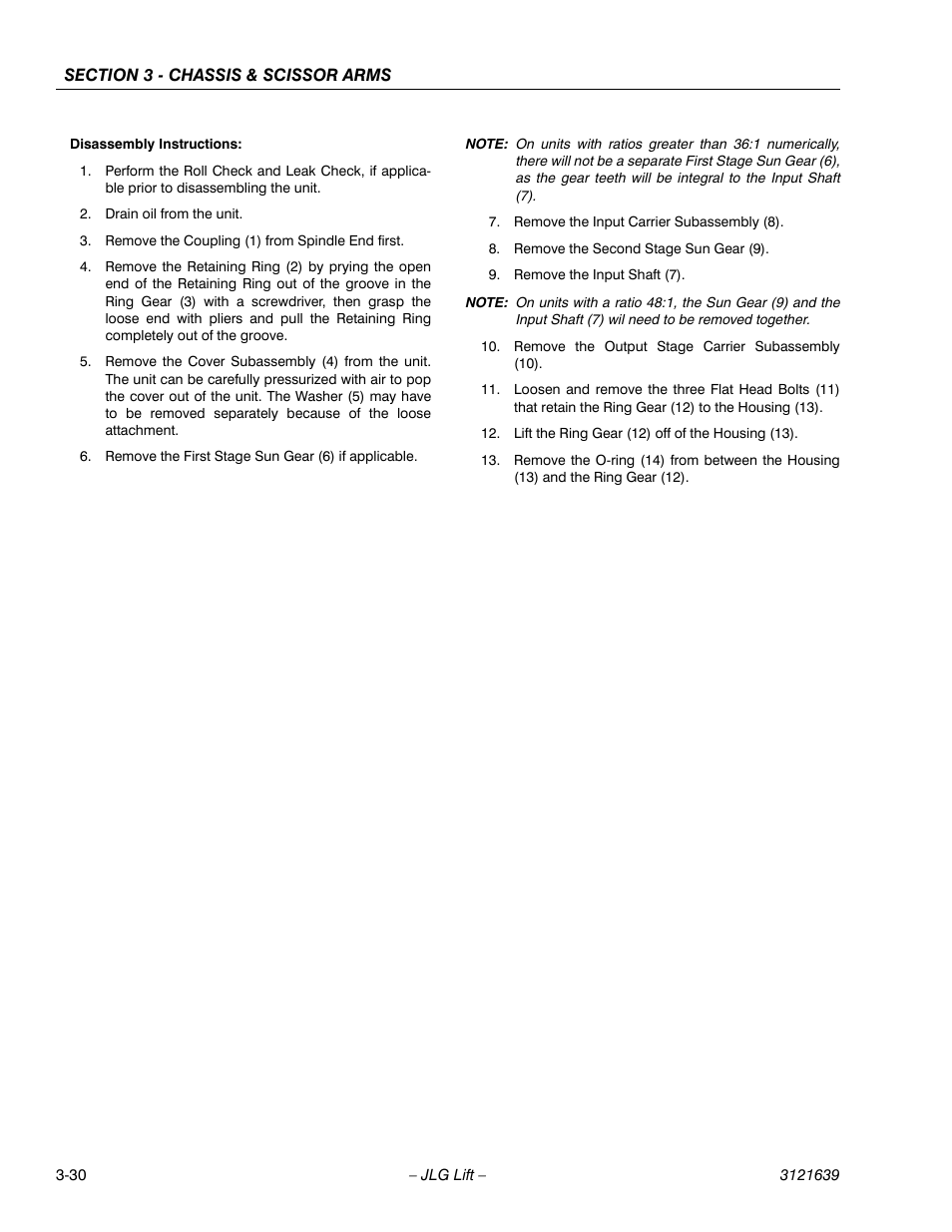 JLG M4069 Service Manual User Manual | Page 62 / 138