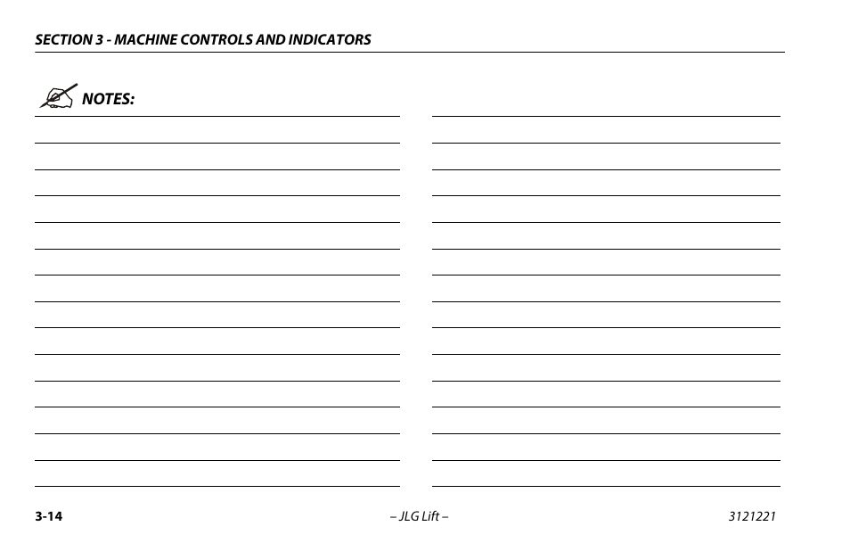 JLG 1230ES Operator Manual User Manual | Page 42 / 96
