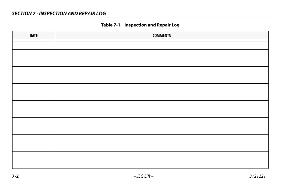JLG 1230ES Operator Manual User Manual | Page 94 / 96