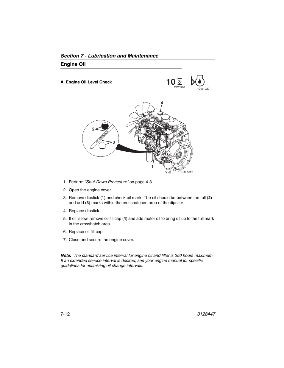 Engine oil, Engine oil -12 | JLG G12-55A AccuPlace Operator Manual User Manual | Page 116 / 142