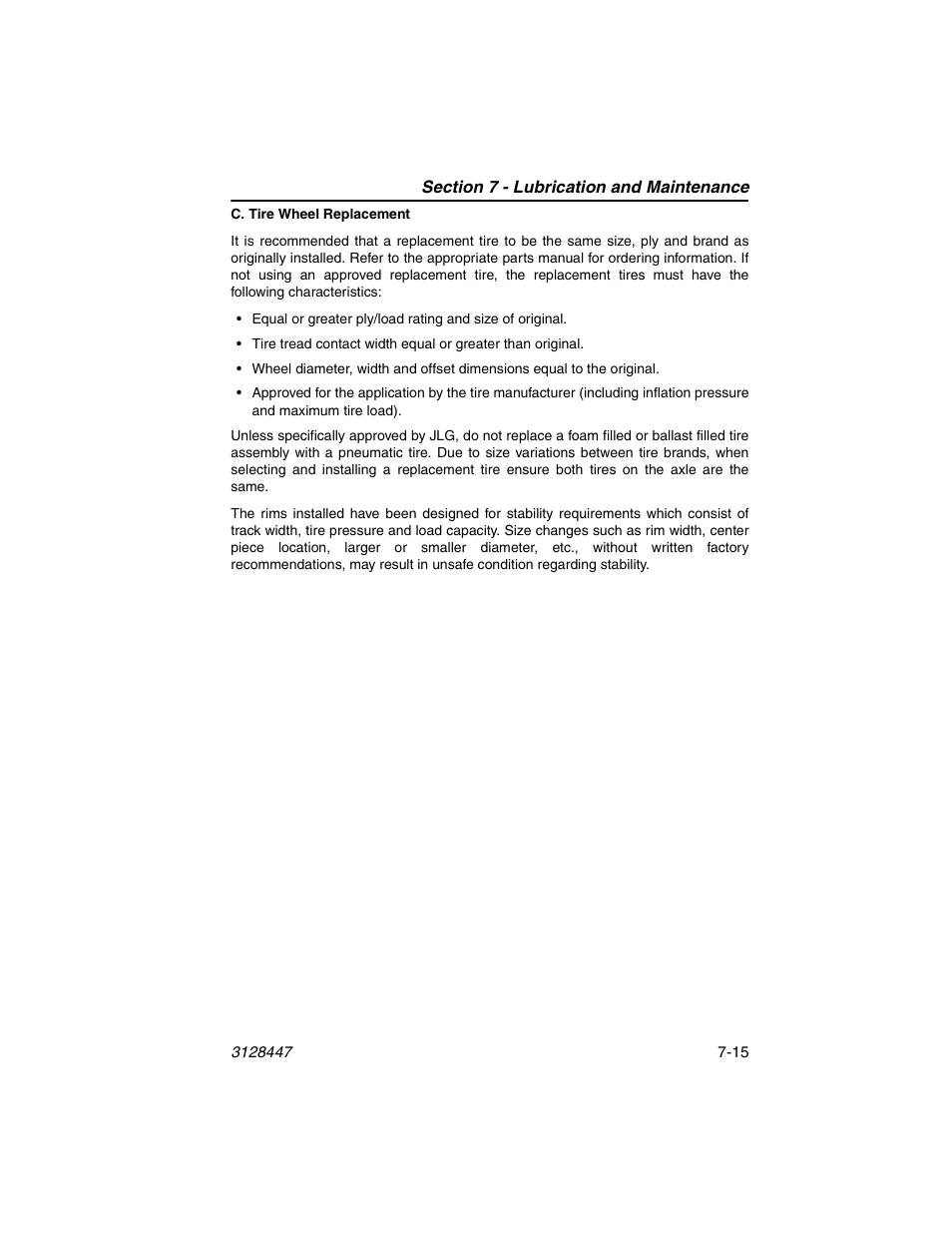 JLG G12-55A AccuPlace Operator Manual User Manual | Page 119 / 142