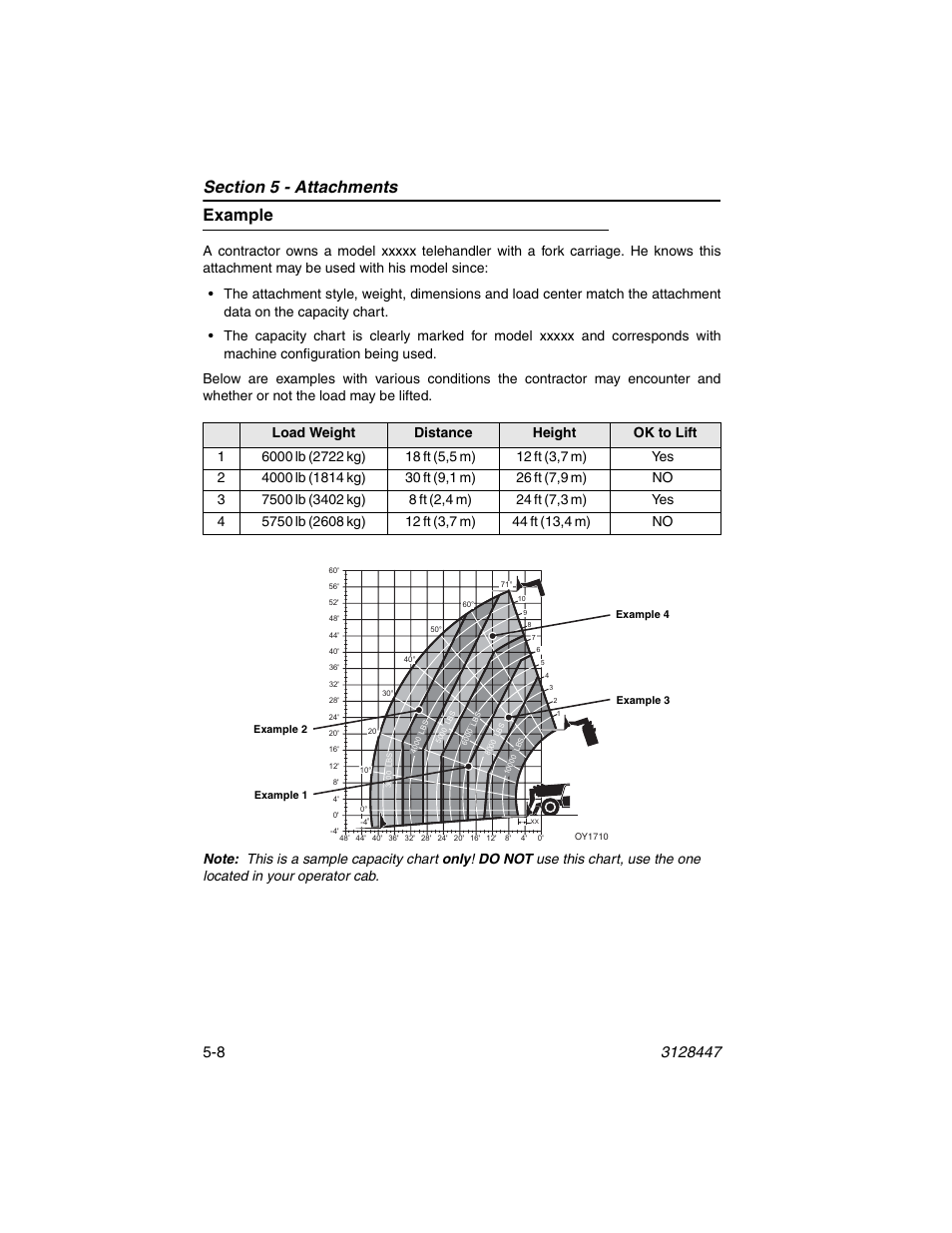 Example, Example -8 | JLG G12-55A AccuPlace Operator Manual User Manual | Page 76 / 142