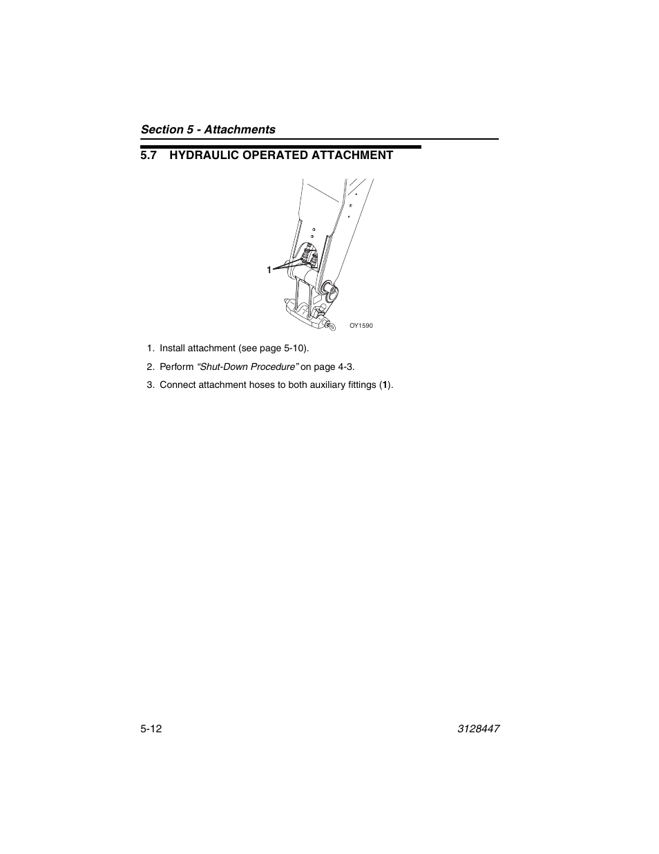 7 hydraulic operated attachment, 7 hydraulic operated attachment -12 | JLG G12-55A AccuPlace Operator Manual User Manual | Page 80 / 142