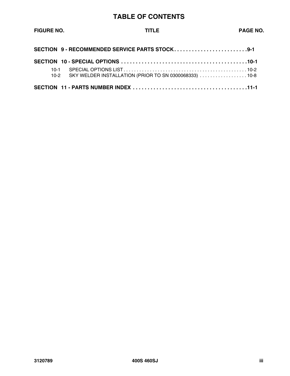 JLG 460SJ ANSI Parts Manual User Manual | Page 7 / 346