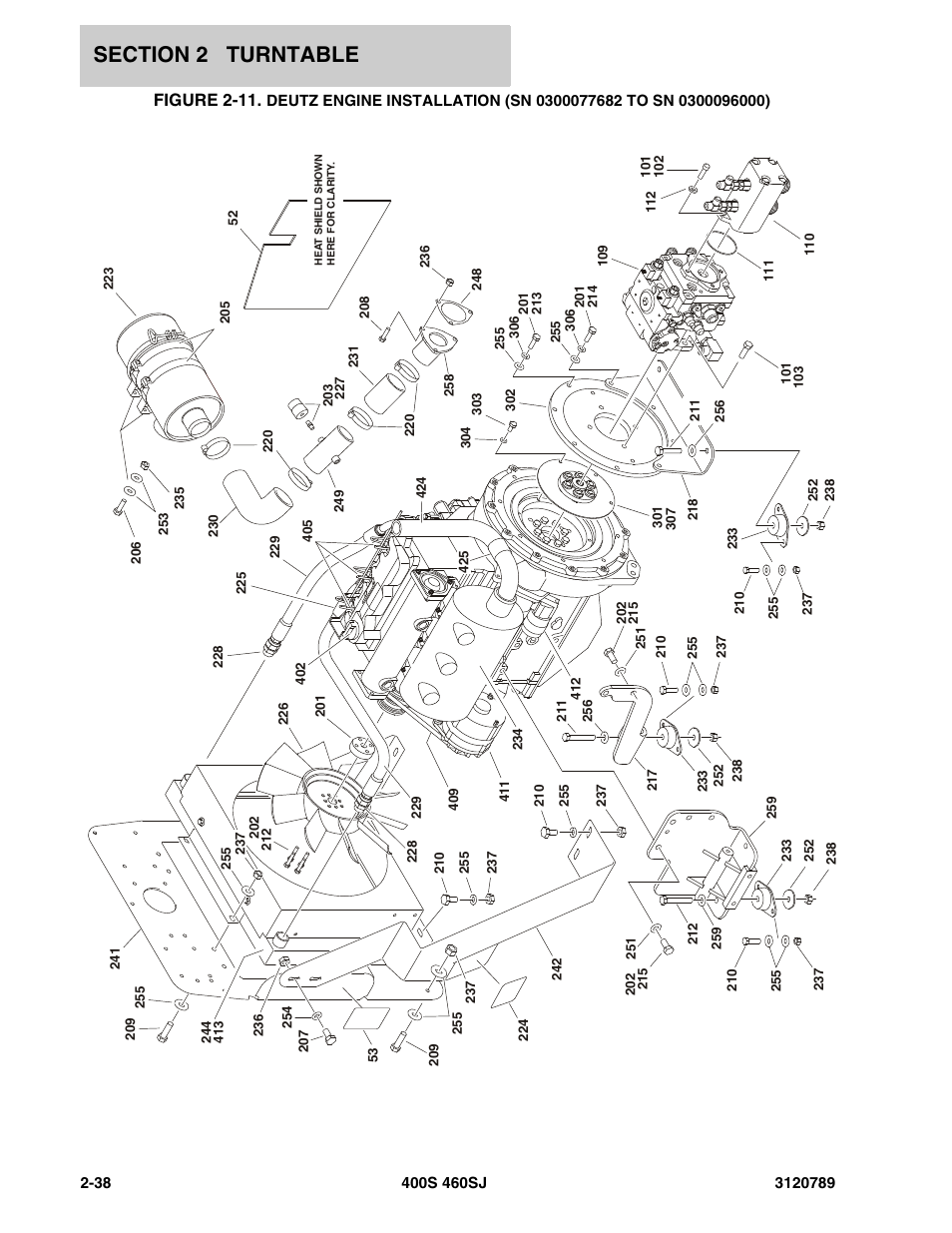 Deutz, Figure 2-11 | JLG 460SJ ANSI Parts Manual User Manual | Page 96 / 346