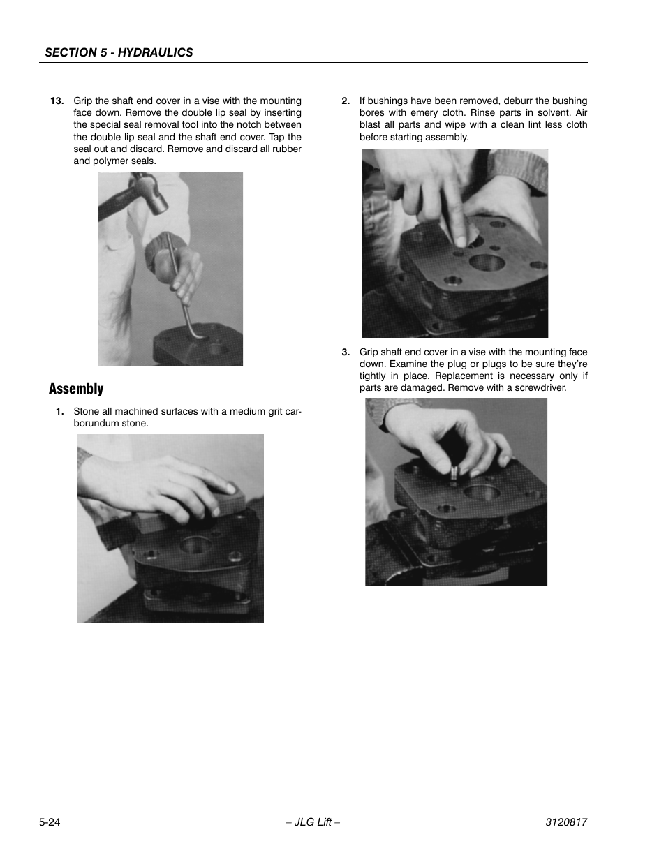 Assembly, Assembly -24 | JLG 150HAX Service Manual User Manual | Page 120 / 156