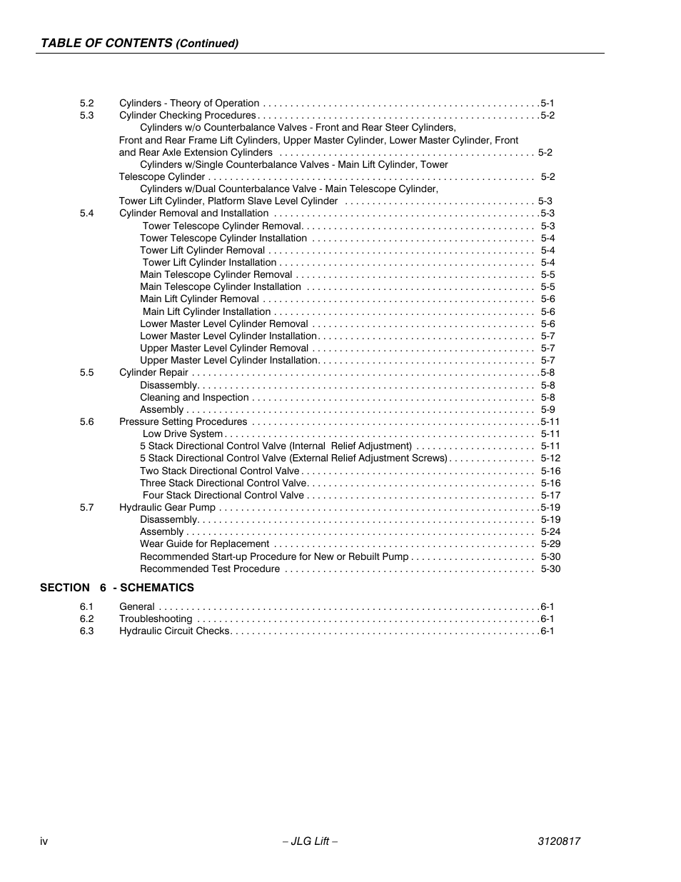 JLG 150HAX Service Manual User Manual | Page 8 / 156