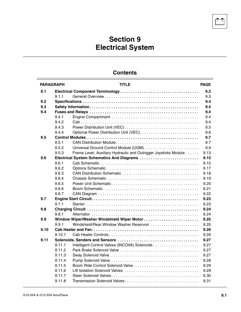 JLG G12-55A AccuPlace Service Manual User Manual | Page 119 / 230