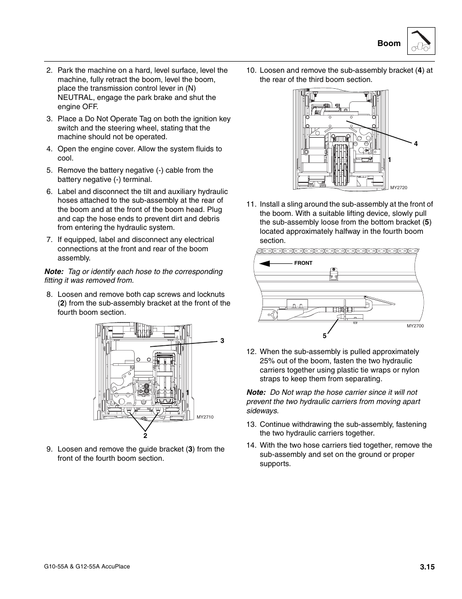 JLG G12-55A AccuPlace Service Manual User Manual | Page 37 / 230