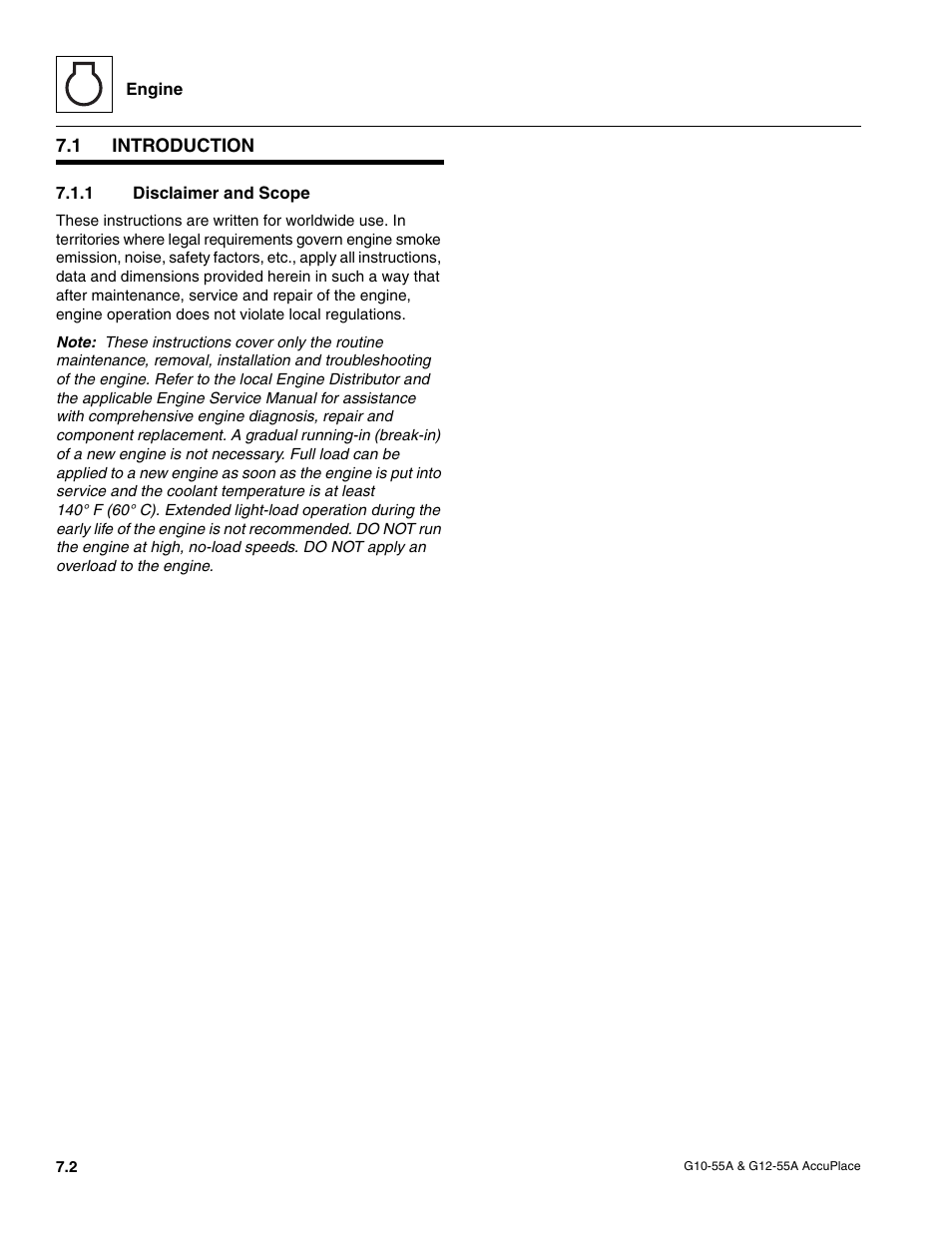 1 introduction, 1 disclaimer and scope, Introduction | Disclaimer and scope | JLG G12-55A AccuPlace Service Manual User Manual | Page 80 / 230