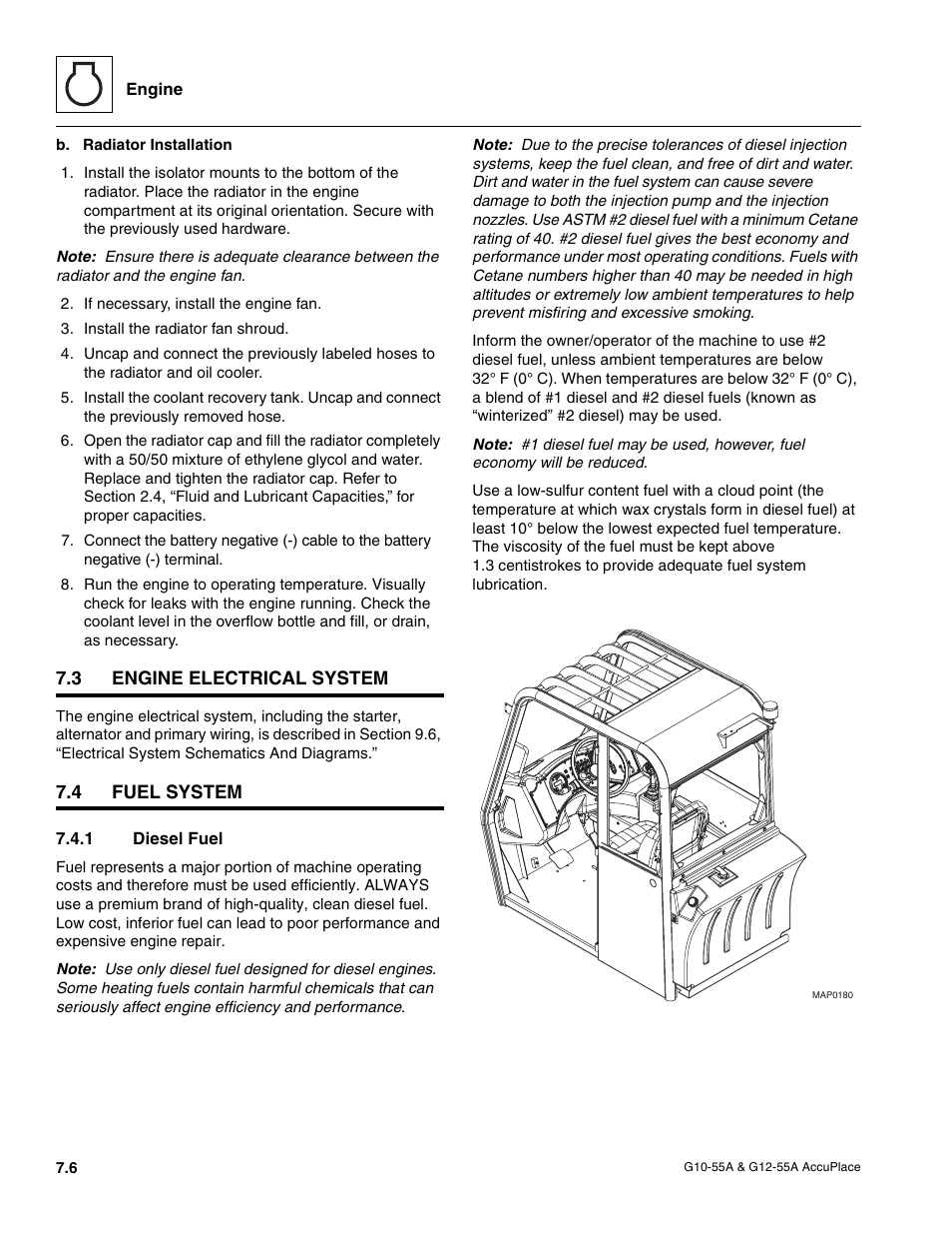 3 engine electrical system, 4 fuel system, 1 diesel fuel | Engine electrical system, Fuel system, Diesel fuel | JLG G12-55A AccuPlace Service Manual User Manual | Page 84 / 230