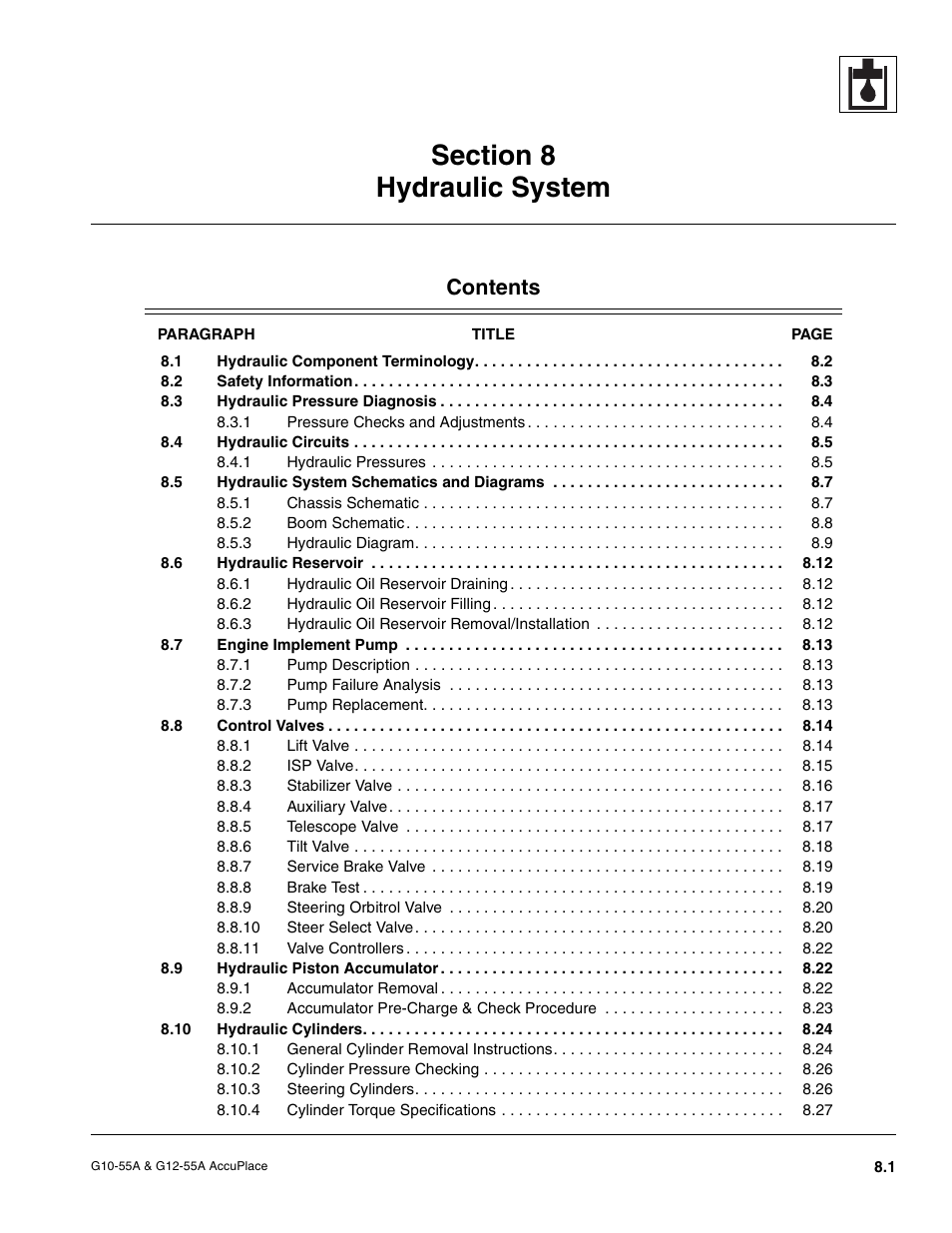 JLG G12-55A AccuPlace Service Manual User Manual | Page 91 / 230