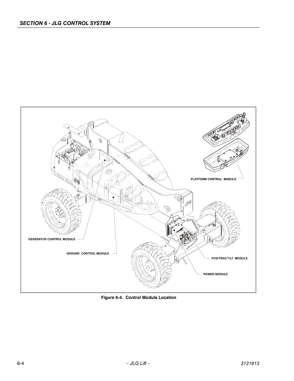 Control module location -4 | JLG M600 Service Manual User Manual | Page 170 / 222