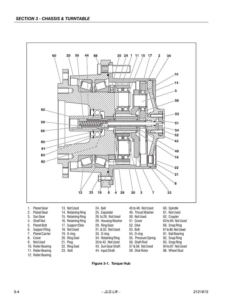 Torque hub -4 | JLG M600 Service Manual User Manual | Page 42 / 222