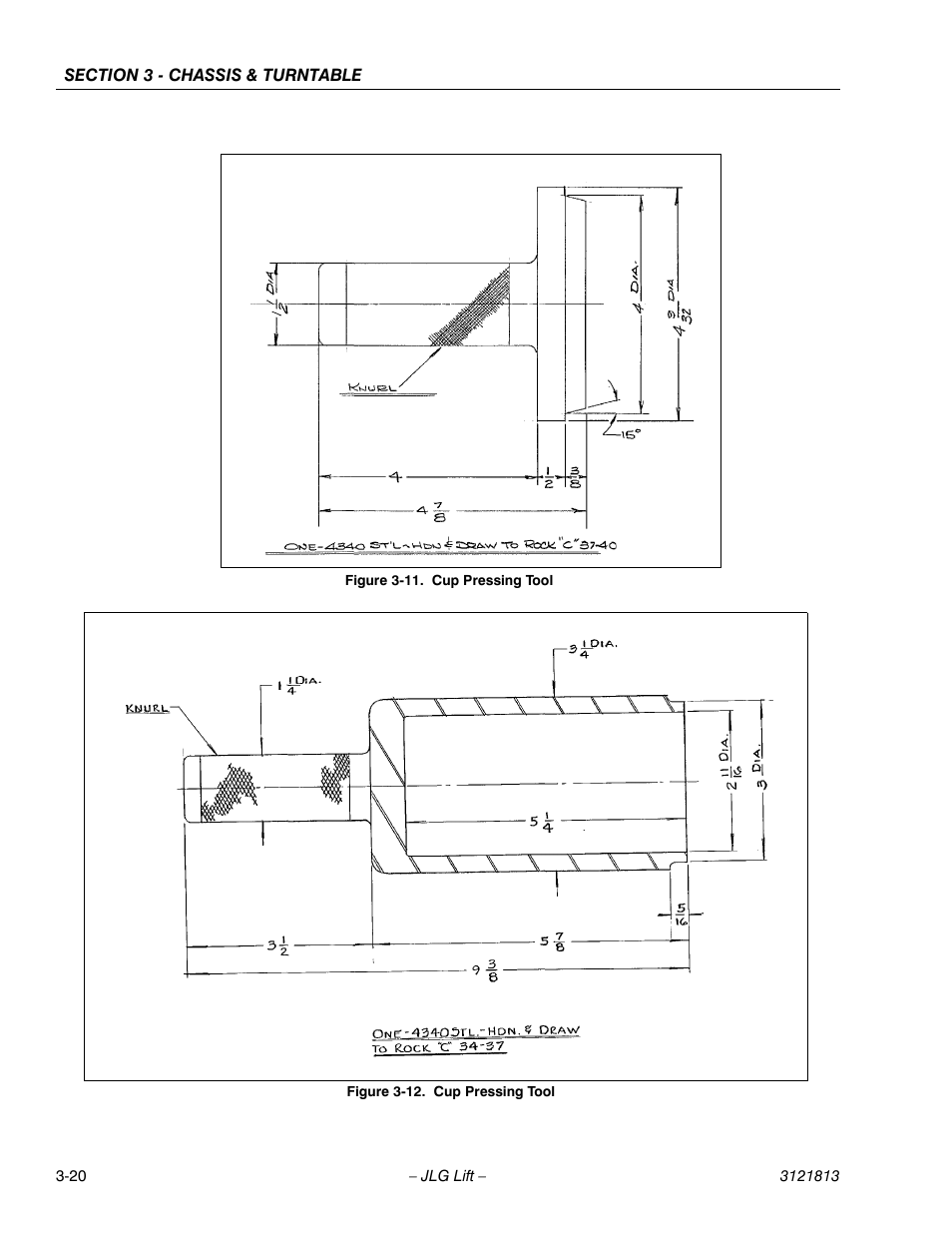 Cup pressing tool -20 | JLG M600 Service Manual User Manual | Page 58 / 222