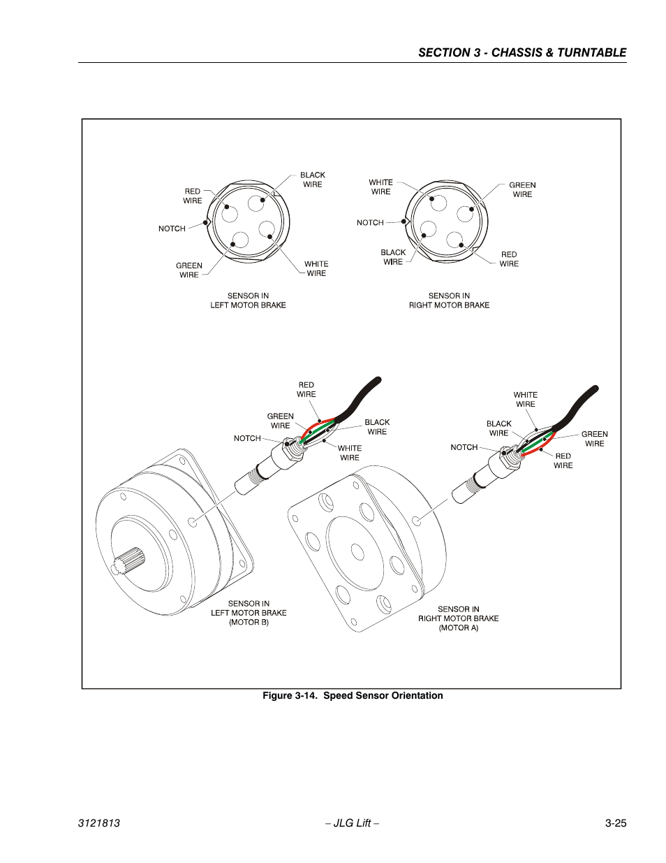 Speed sensor orientation -25 | JLG M600 Service Manual User Manual | Page 63 / 222