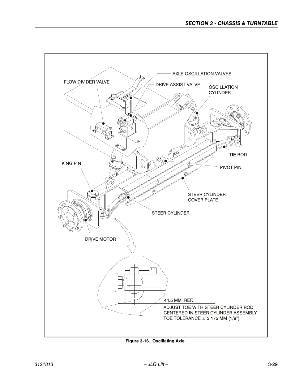 Oscillating axle -29 | JLG M600 Service Manual User Manual | Page 67 / 222